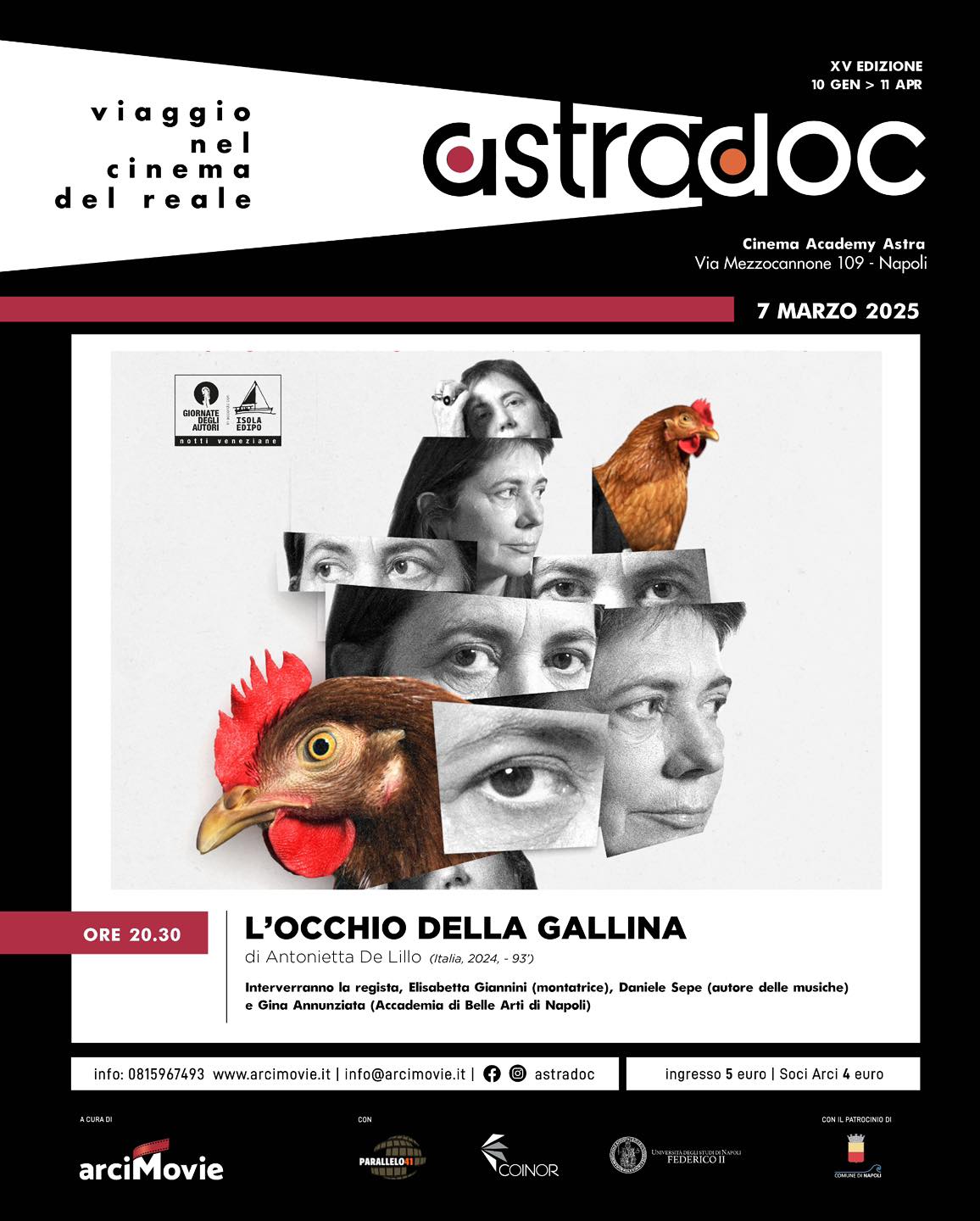 Ad AstraDoc “L’occhio della gallina”, l’autoritratto di Antonietta De Lillo che ripercorre la sua carriera